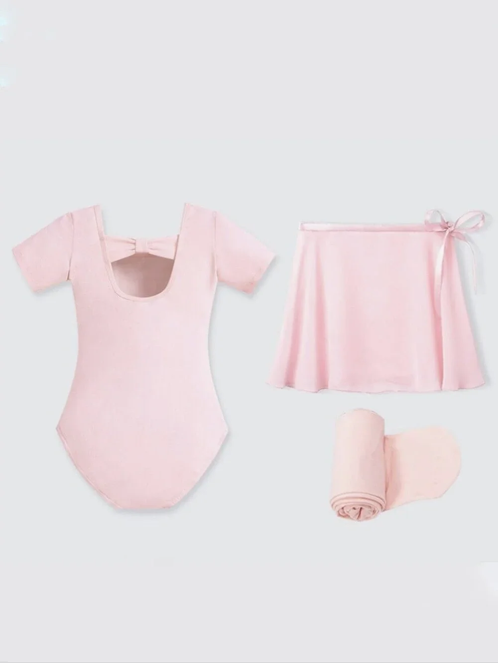 Stelle Ballet Leotards for Girls Dance Dress Outfit Combo w/ Skirt/Tights 5/6